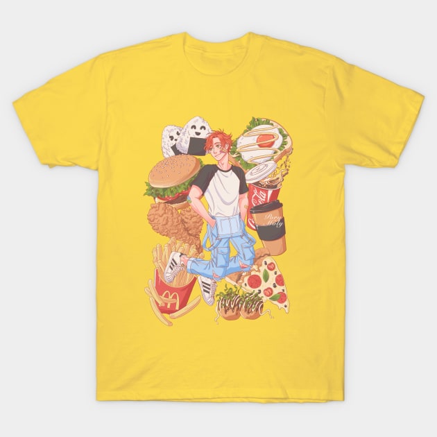 Junk Food T-Shirt by Porymoly